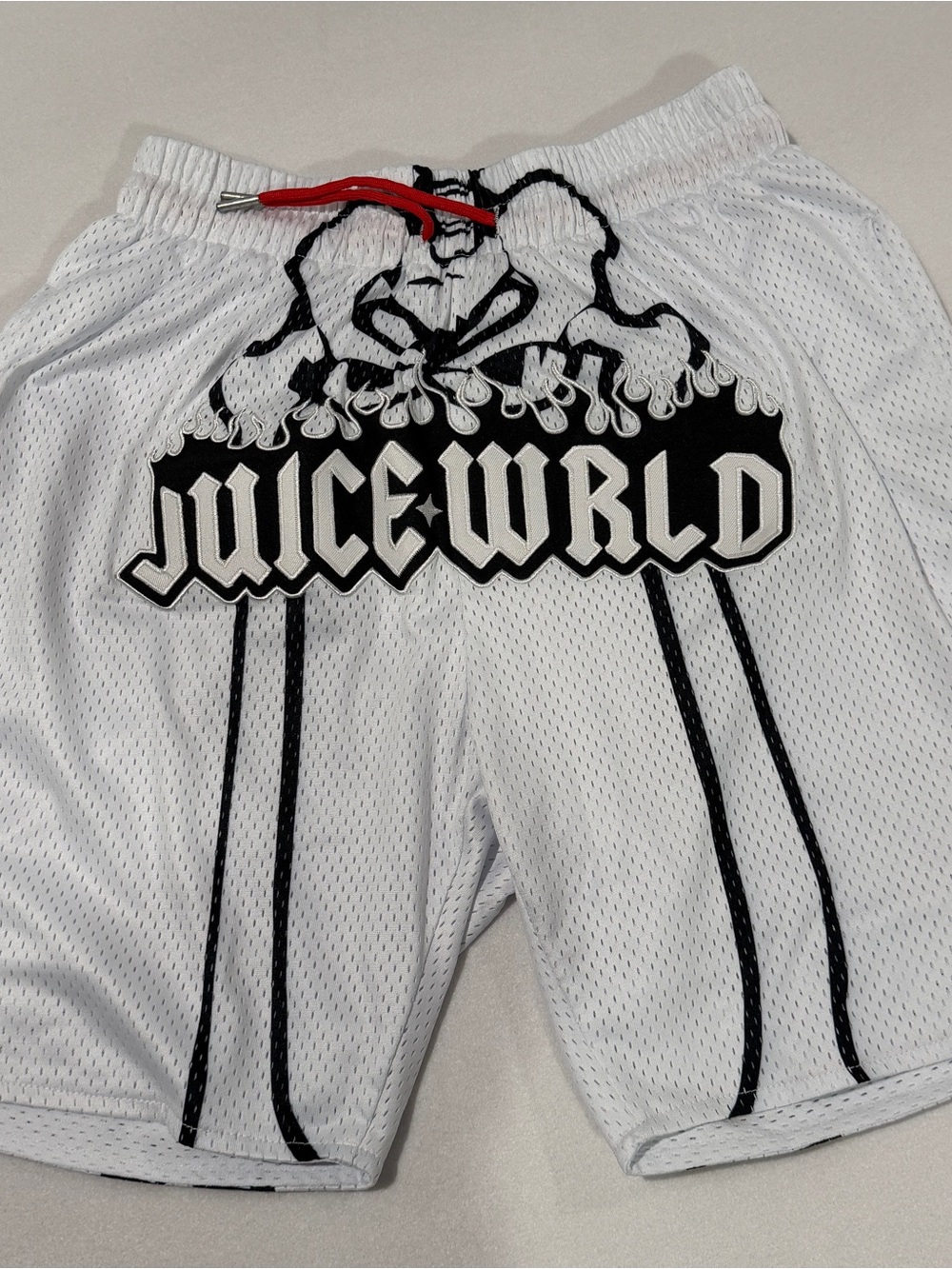 Headgear Classics Juice WRLD Skeleton Mesh Basketball Shorts Size Small